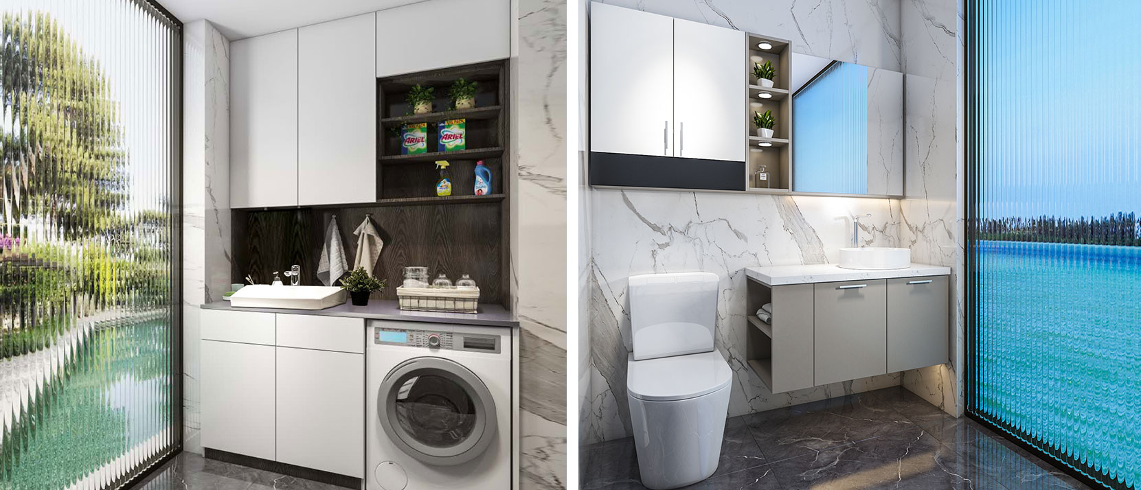 阳台柜、卫浴柜