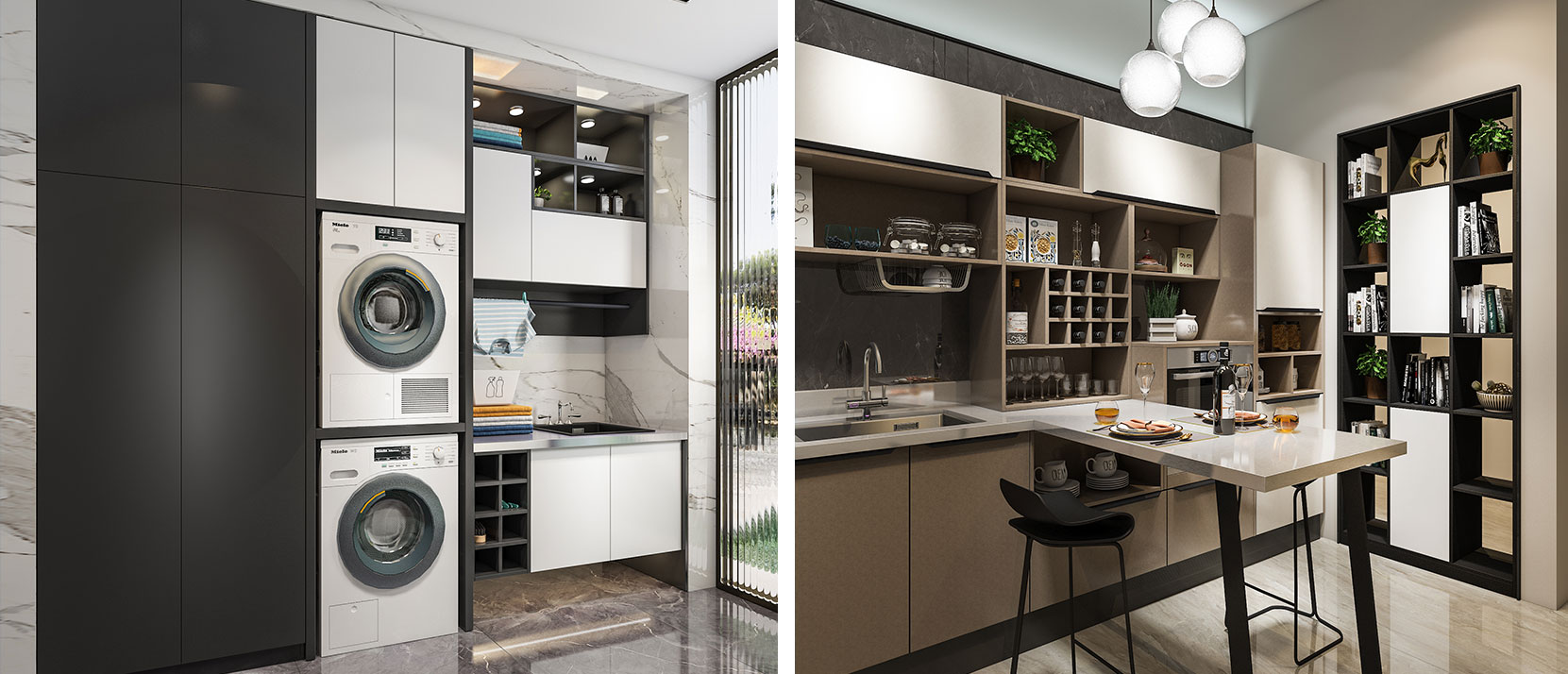 洗衣柜、装饰柜